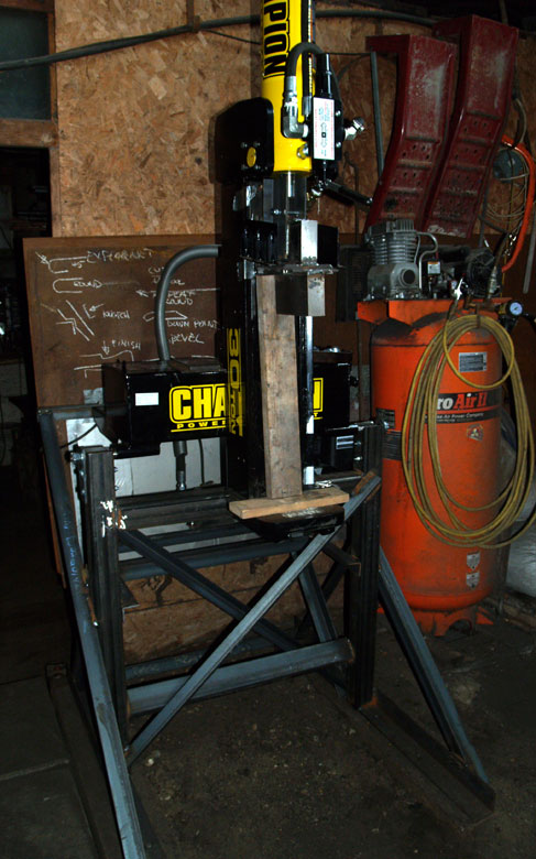 homemade forging press